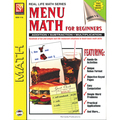 Remedia Publications Menu Math for Beginners Book, Grades 1-3 111A